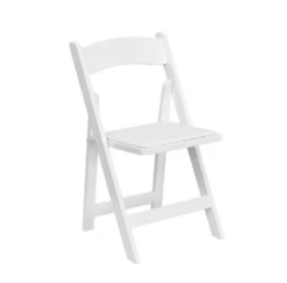 Kids White Resin Garden Chair