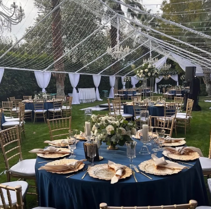 Twinkle Light Tent with Martini Style Sides