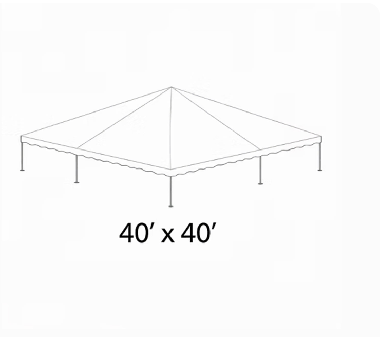 White Top Tent 40x40'