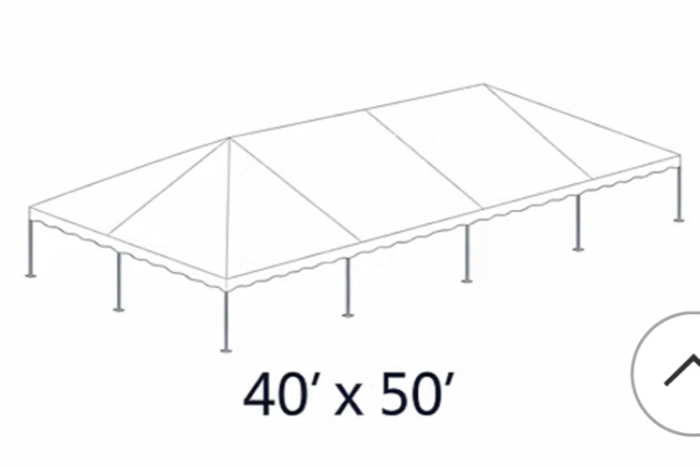 White Top Tent 40x50'