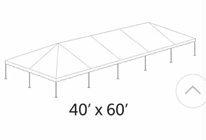 White Top Tent 40x60'