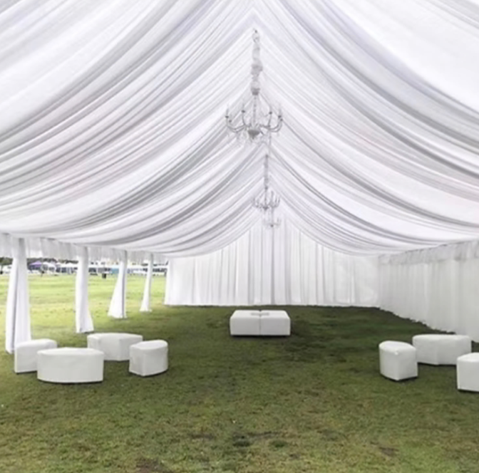 30ft × 100ft Classic Style Draped Tent