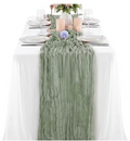 Sage Green Chiffon Runners